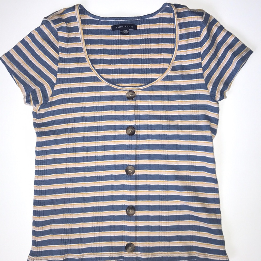 American Eagle Slim Fit cropped Top